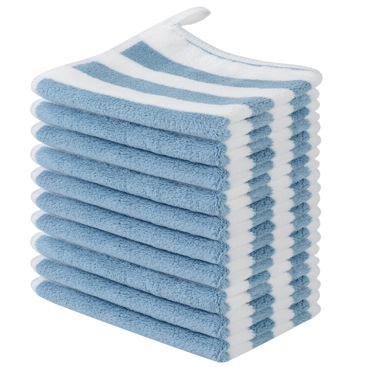 SINLAND Microfiber Facial Cloths 12x12 in packaging