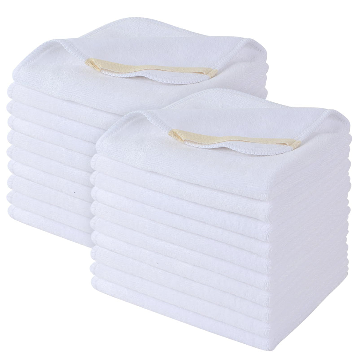 SINLAND Microfiber Facial Cloths 20 pack front view