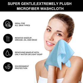 SINLAND Microfiber Facial Cloths demonstrating fast drying feature