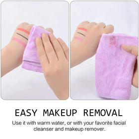 SINLAND Microfiber Facial Cloths folded neatly