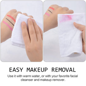 SINLAND Microfiber Facial Cloths folded neatly