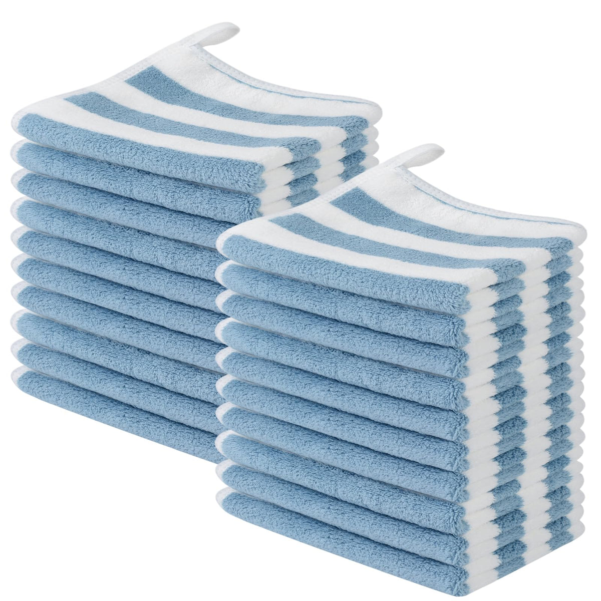 SINLAND Microfiber Facial Cloths front view, soft texture