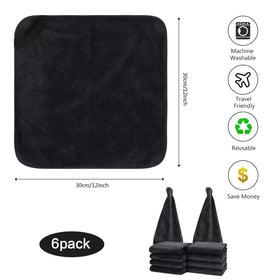 SINLAND Microfiber Facial Cloths in a bathroom setting