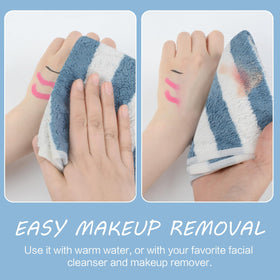 SINLAND Microfiber Facial Cloths in a bathroom setting