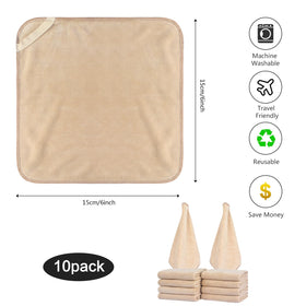 SINLAND Microfiber Facial Cloths in a bathroom setting