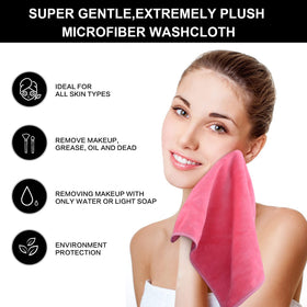 SINLAND Microfiber Facial Cloths showing fast drying feature