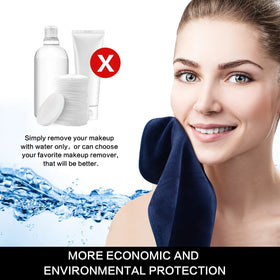 SINLAND Microfiber Facial Cloths showing fast drying feature
