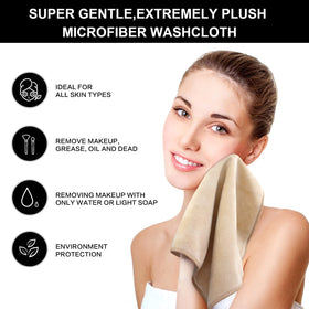 SINLAND Microfiber Facial Cloths showing fast drying feature