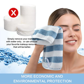SINLAND Microfiber Facial Cloths showing fast drying feature