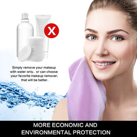 SINLAND Microfiber Facial Cloths showing fast drying feature