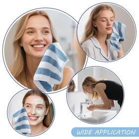 SINLAND Microfiber Facial Cloths showing reinforced edges