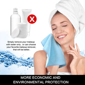 SINLAND Microfiber Facial Cloths showing reinforced edges