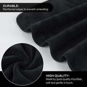 SINLAND Microfiber Facial Cloths soft texture close-up