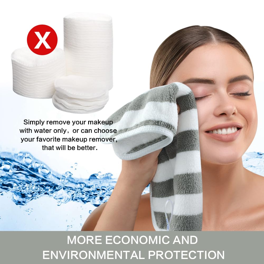 SINLAND Microfiber Facial Cloths with packaging