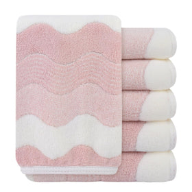 SINLAND ultra soft microfiber face towel front view
