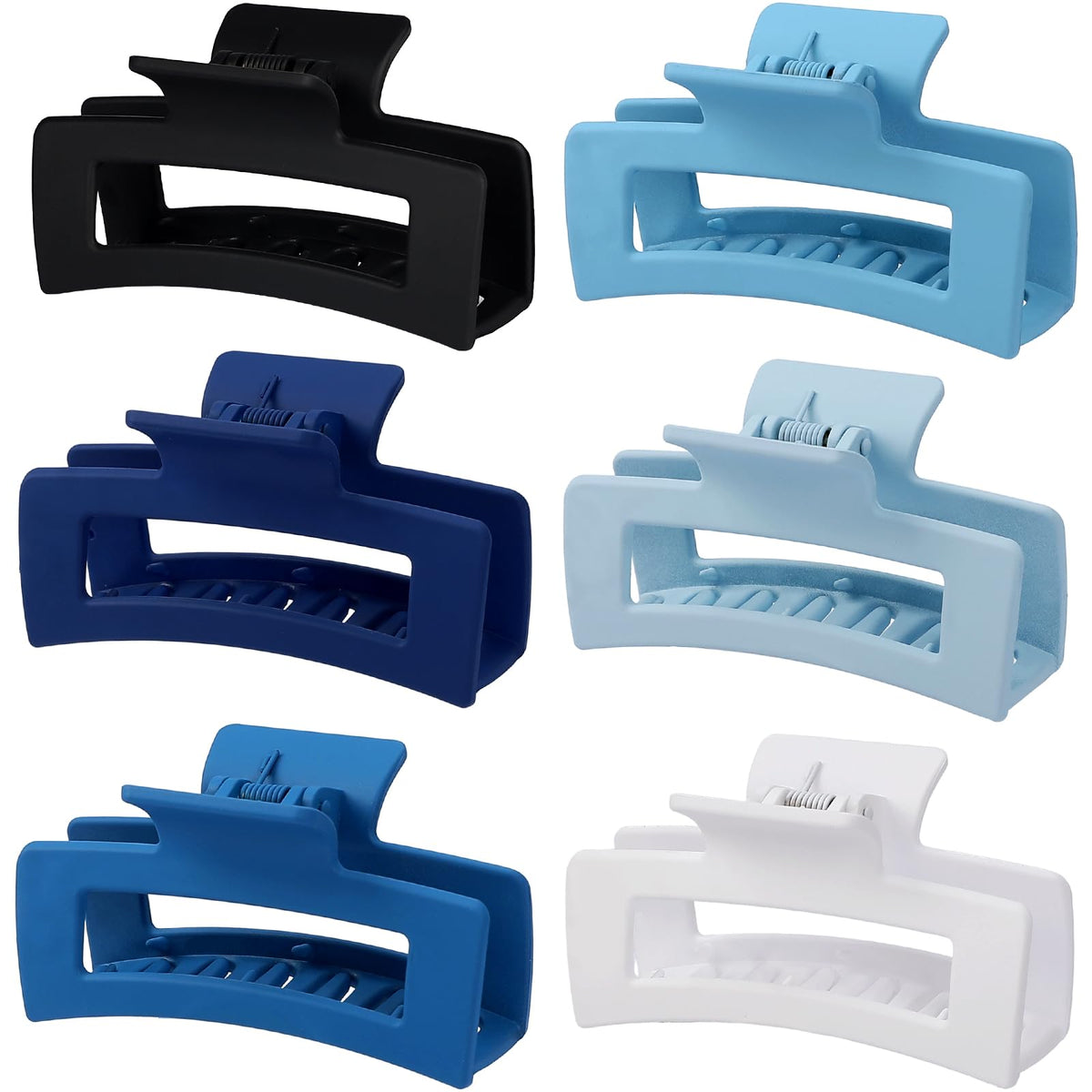 Sisiaipu 3.5 Inch Medium Hair Claw Clips in assorted colours