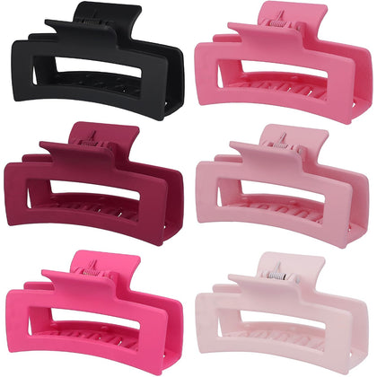Sisiaipu 3.5 inch medium hair claw clips in assorted colours