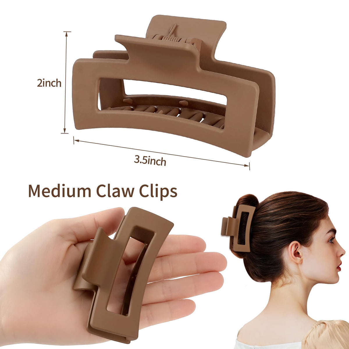 Sisiaipu hair claw clips arranged in a pack