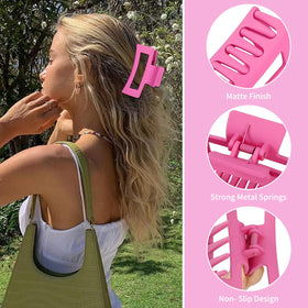Sisiaipu hair claw clips displayed in a stylish arrangement