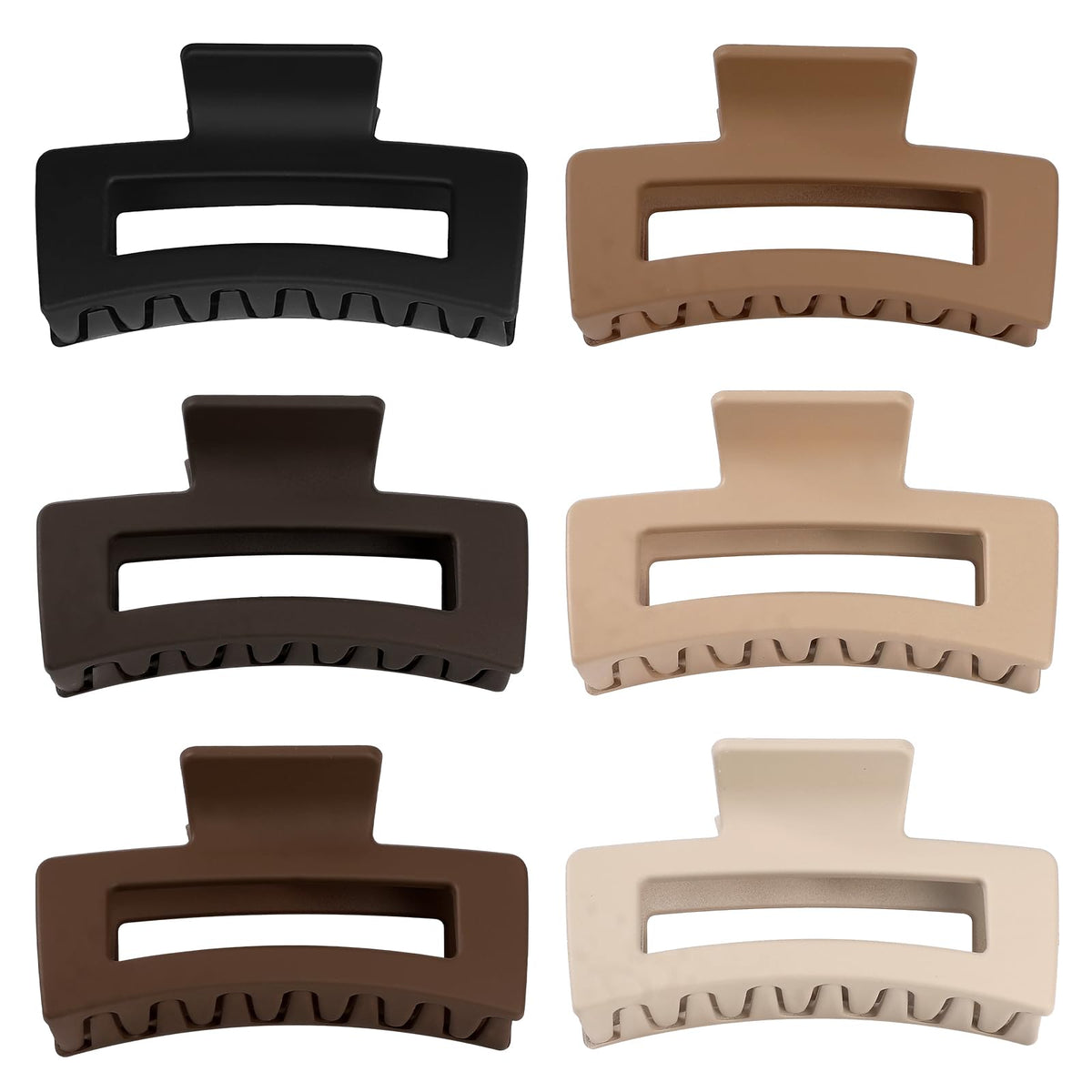 Sisiaipu hair claw clips displayed on a vanity