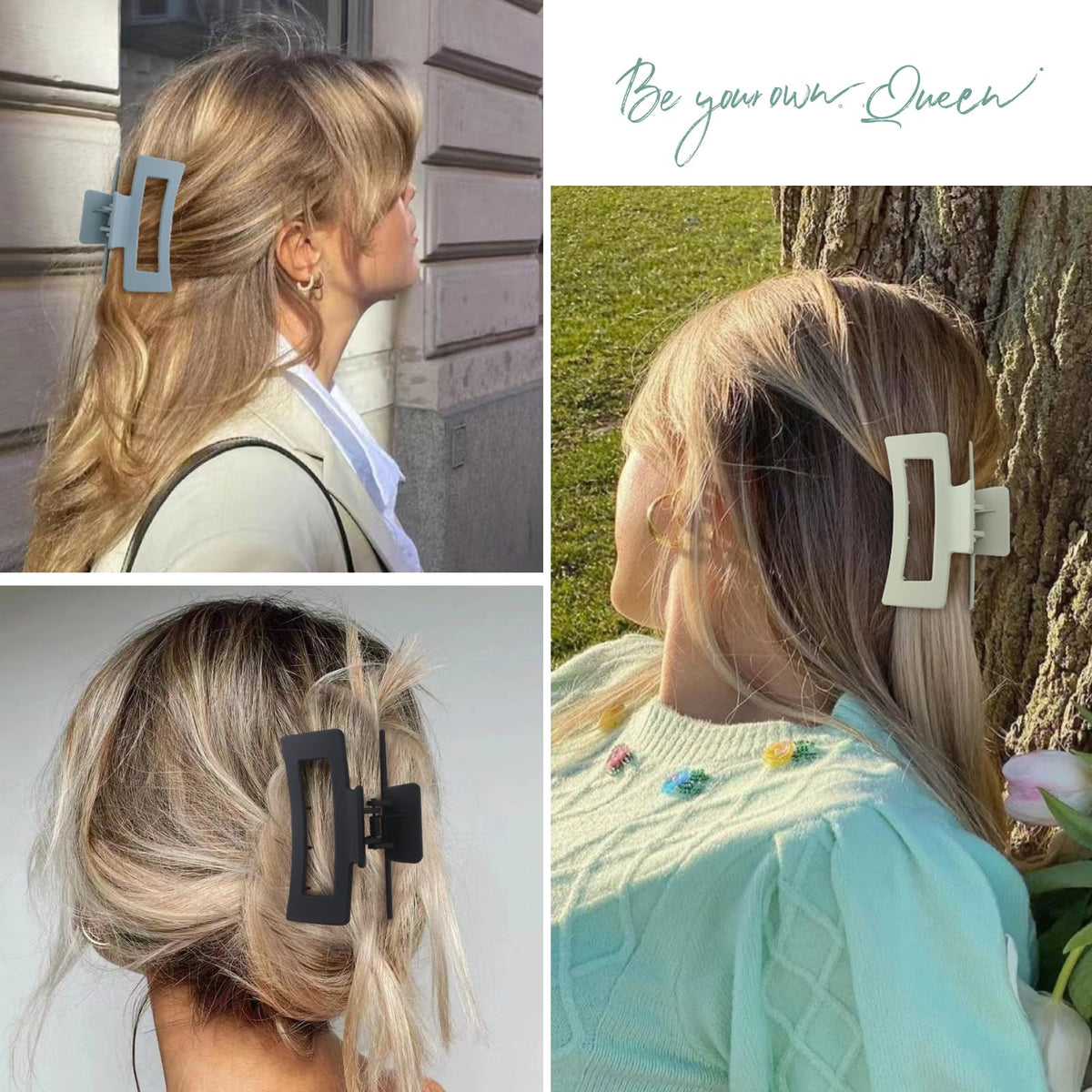 Sisiaipu hair clips arranged in a stylish manner