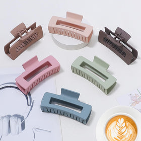 Sisiaipu Large Hair Claw Clip in various colors displayed together