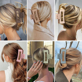 Sisiaipu Large Hair Claw Clip set in packaging