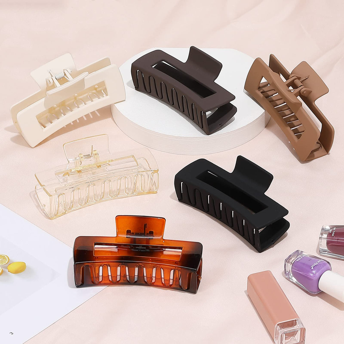 Sisiaipu Large Hair Claw Clips pack displayed on a flat surface