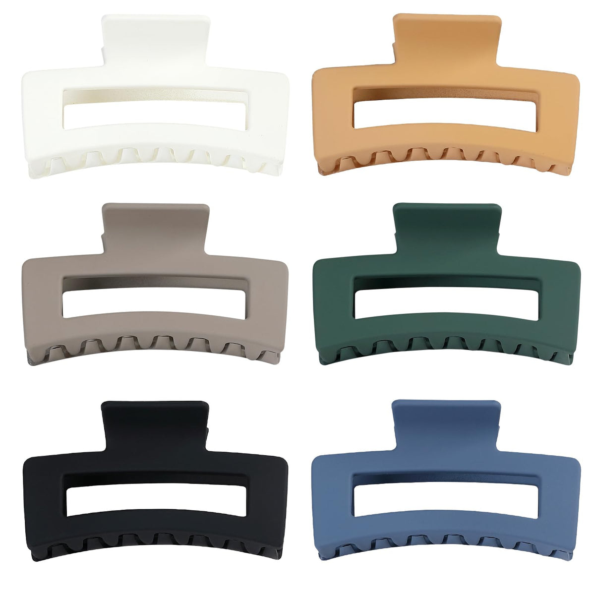 Sisiaipu Square Hair Clips displayed with a focus on the strong metal springs