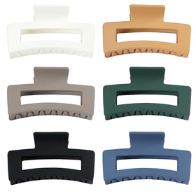 Sisiaipu Square Hair Clips displayed with a focus on the strong metal springs