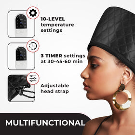 SISWOW Hair Steamer Cap in use at home