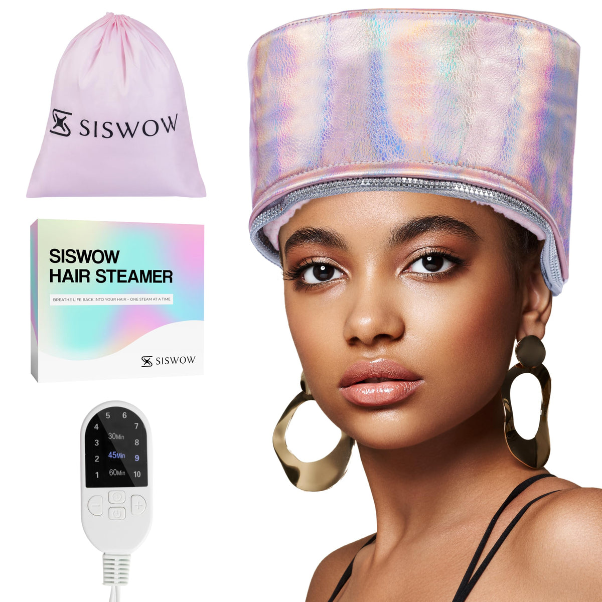 SISWOW Heat Cap front view with adjustable straps