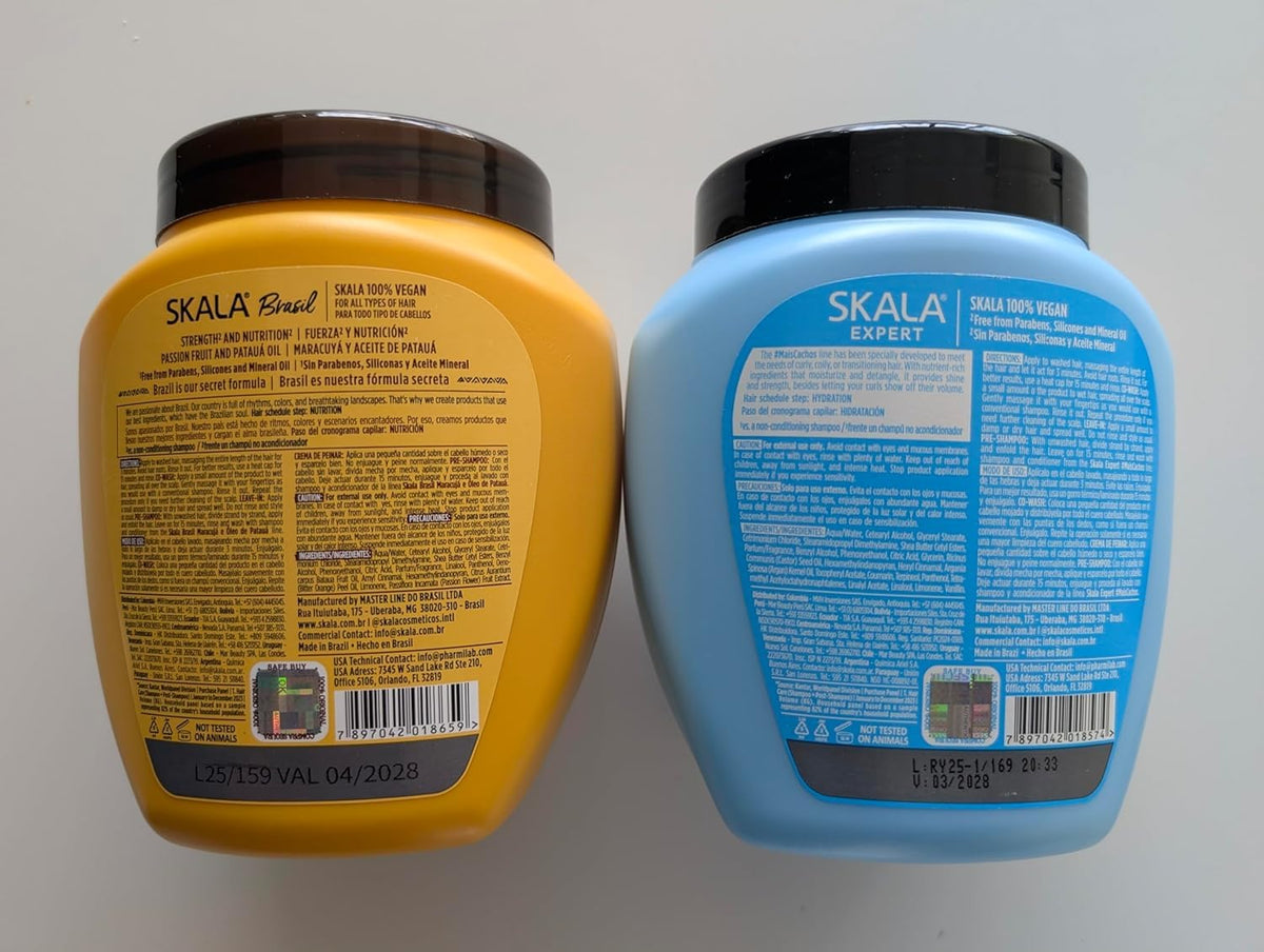SKALA Hair Type 3ABC Conditioning Cream Combo back view with ingredient details