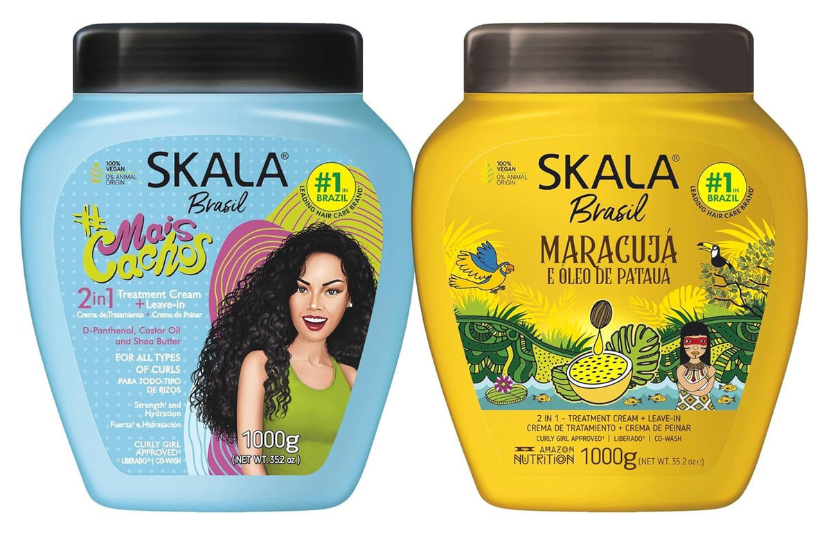 SKALA Hair Type 3ABC Conditioning Cream Combo front view, blue packaging