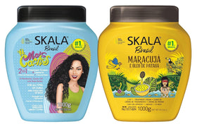 SKALA Hair Type 3ABC Conditioning Cream Combo front view, blue packaging