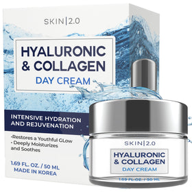 Skin 2.0 Hyaluronic Acid & Collagen Face Moisturizer front view