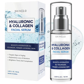 Skin 2.0 Hyaluronic Acid & Collagen Face Serum front view