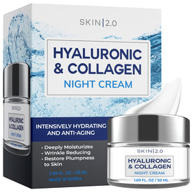 Skin 2.0 Hyaluronic & Collagen Night Cream front view