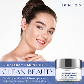 Skin 2.0 moisturizer packaging with ingredients list