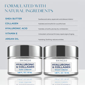Skin 2.0 moisturizer with natural ingredients background