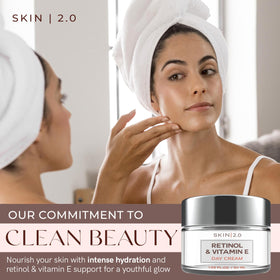 Skin 2.0 Retinol & Vitamin E Face Moisturizer packaging