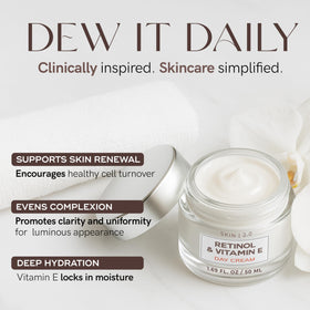 Skin 2.0 Retinol & Vitamin E Face Moisturizer texture close-up