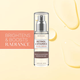 Skin 2.0 Retinol & Vitamin E Face Serum bottle side view