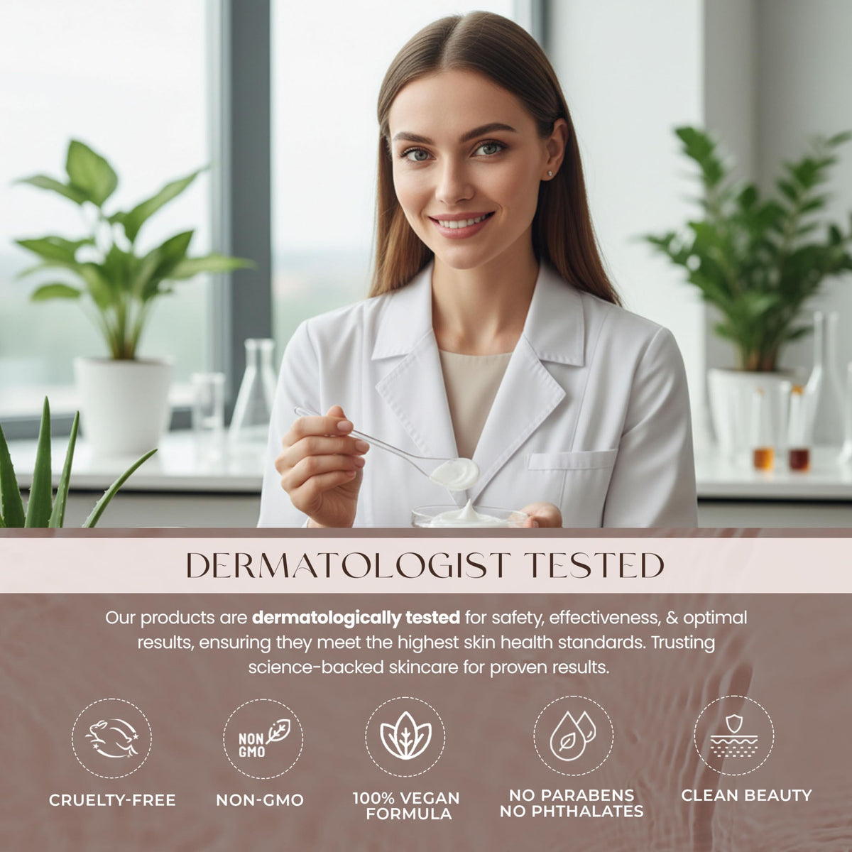 Skin 2.0 Serum lifestyle scene with user applying product