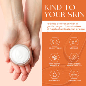 Skin 2.0 Vitamin C & Collagen Face Moisturizer application on face