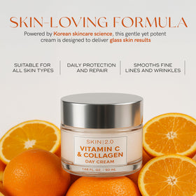 Skin 2.0 Vitamin C & Collagen Face Moisturizer back view