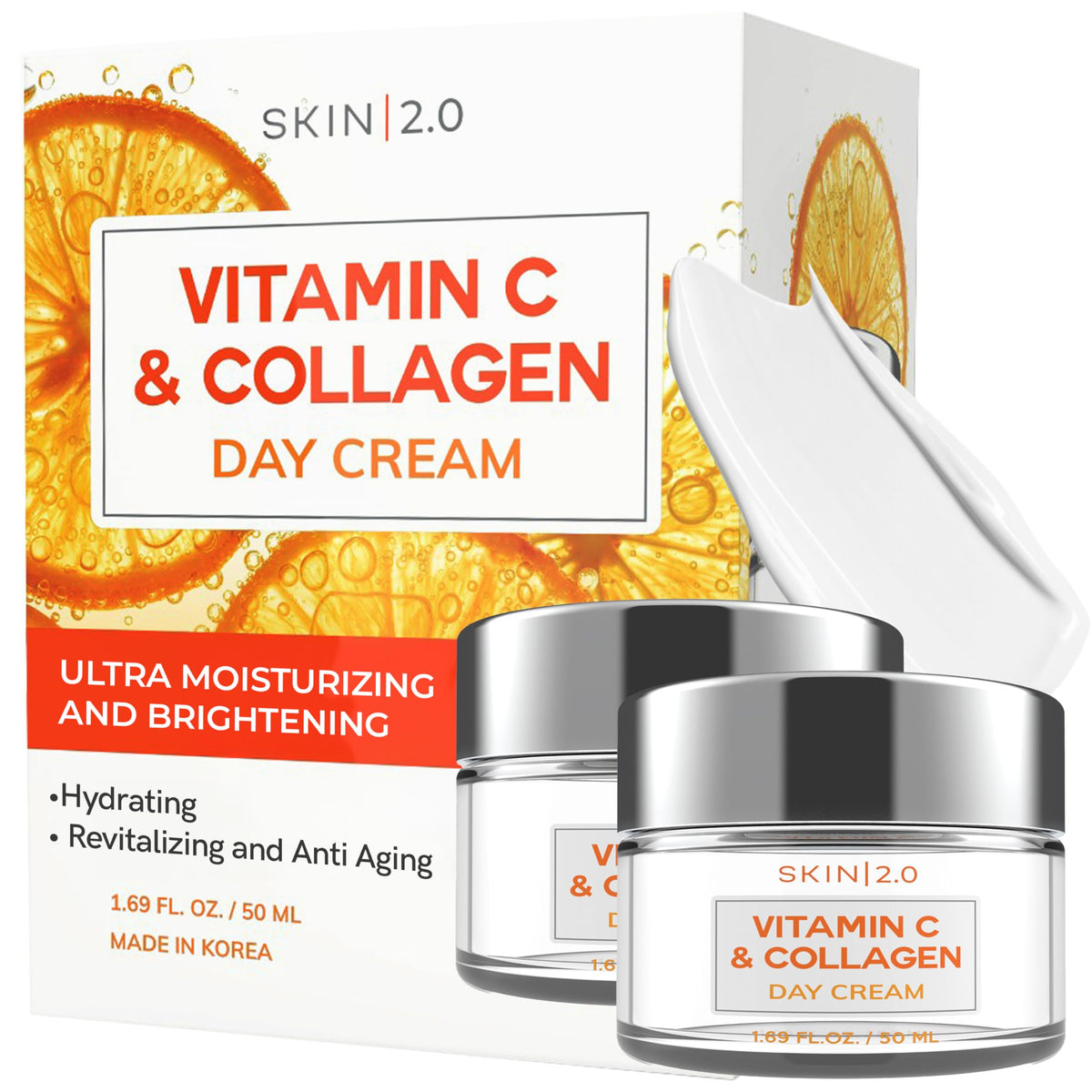Skin 2.0 Vitamin C & Collagen Face Moisturizer front view