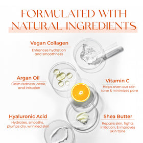 Skin 2.0 Vitamin C & Collagen Face Moisturizer with ingredients