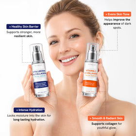 Skin 2.0 Vitamin C & Collagen serum in a skincare routine