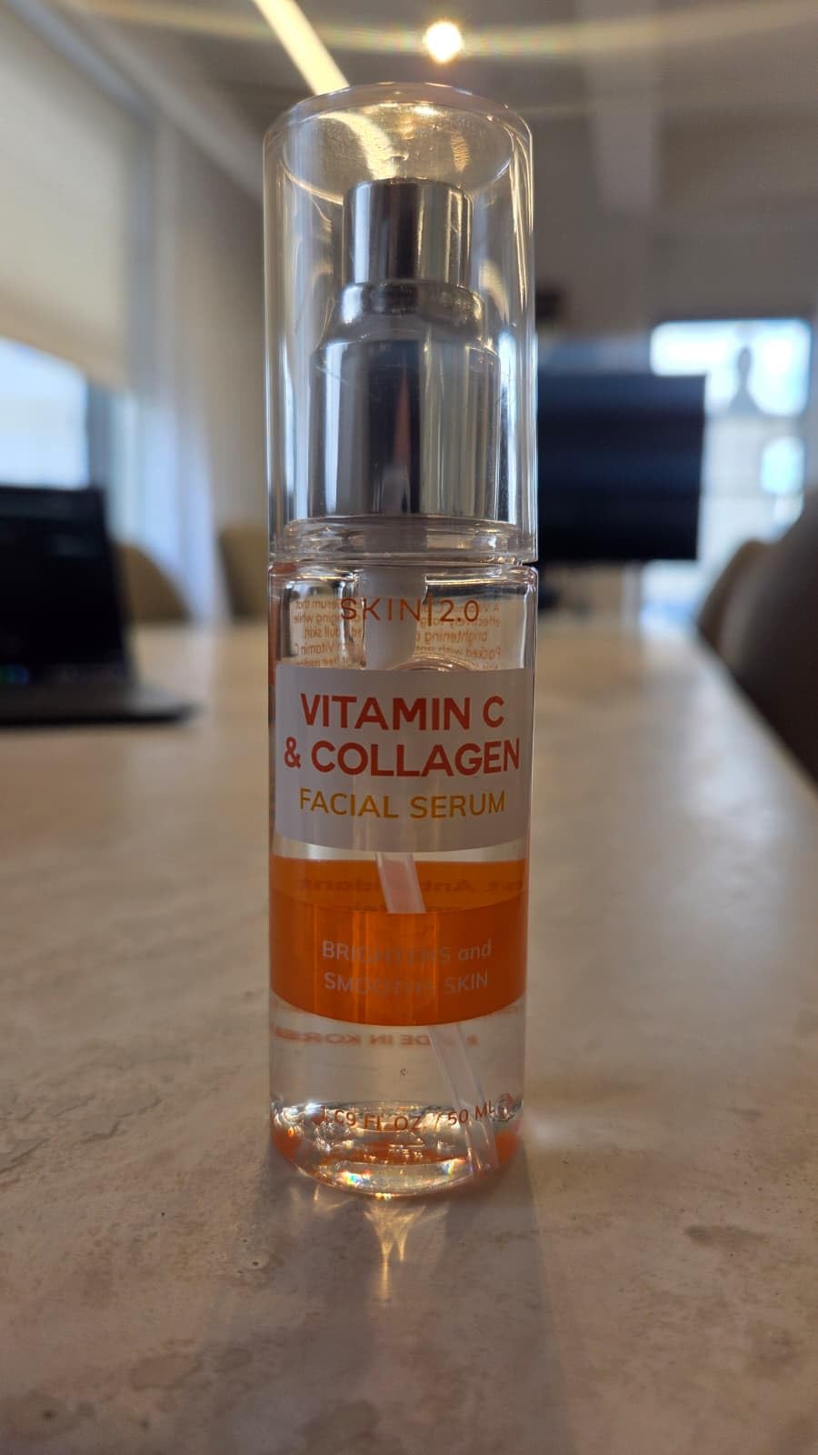 Skin 2.0 Vitamin C Serum close-up of bottle